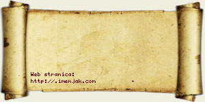 Nadja Jezdimirović vizit kartica